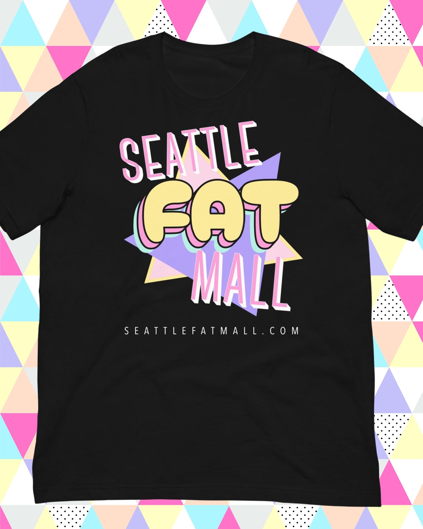 Seattle Fat Mall Black Tee